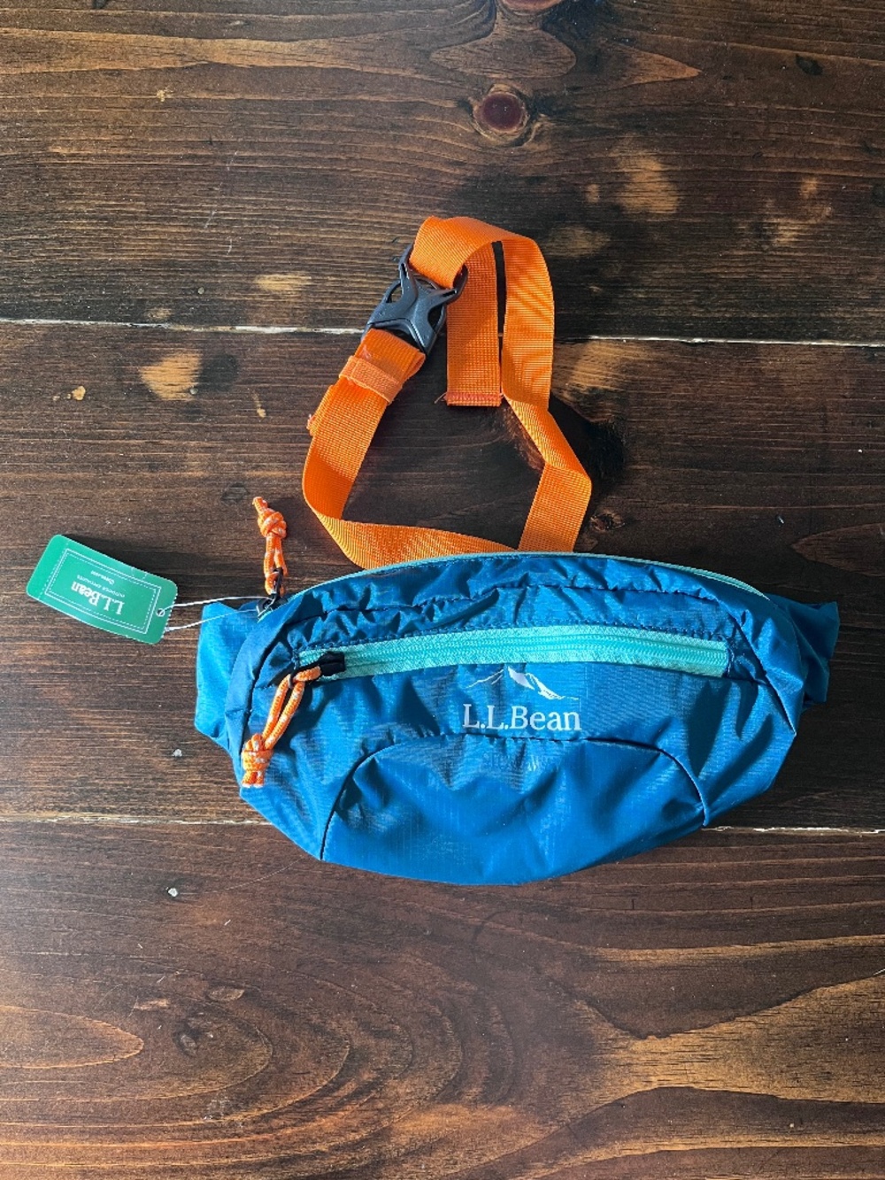NEW LL Bean Stowaway Hip Pack Hiking Bag Fanny pack padded Waist New With Tags